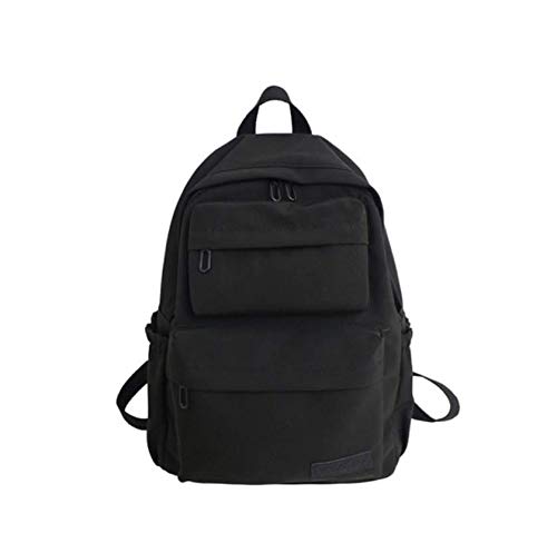 Mochila Impermeável Feminina Escolar Fashion Resistente (Preto)