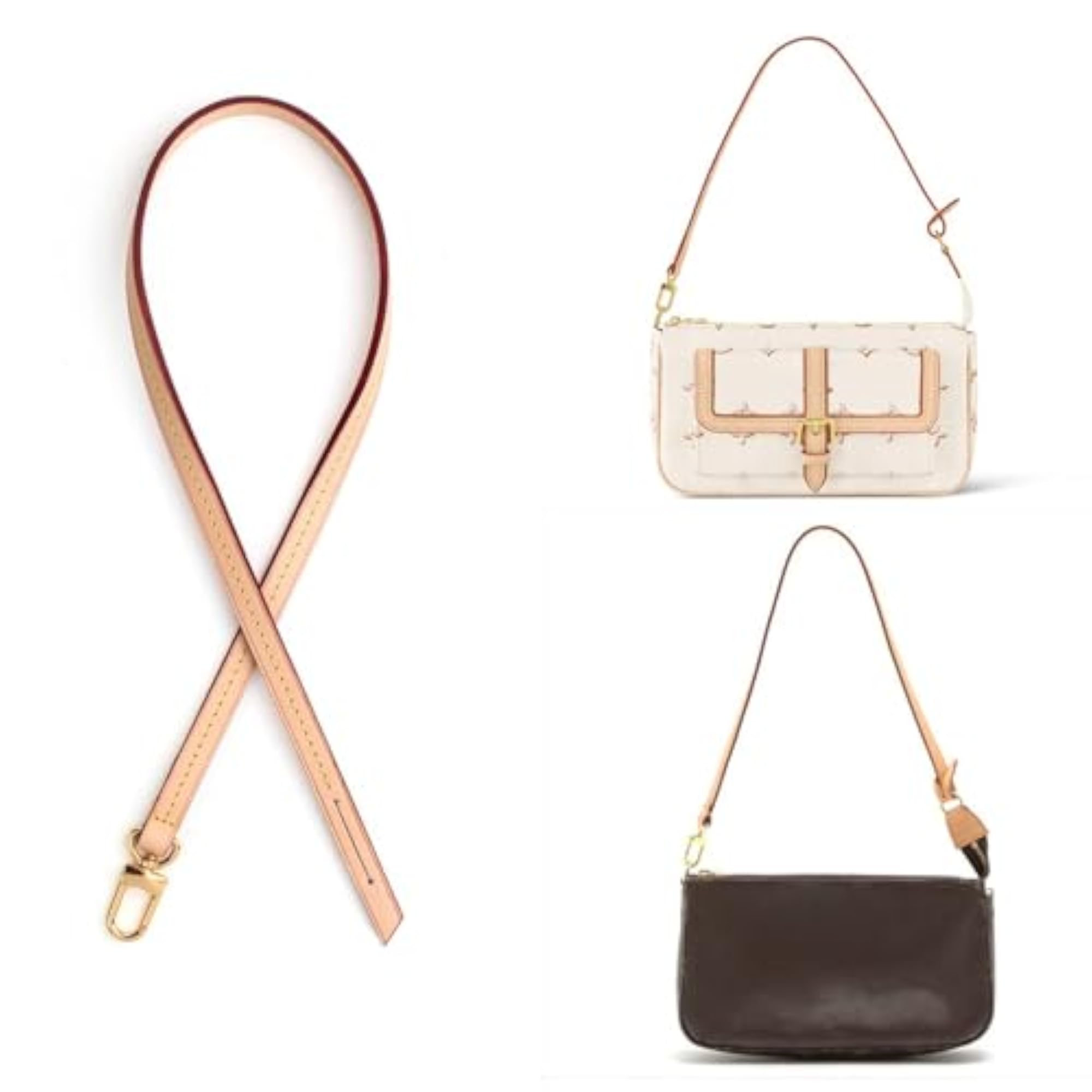 Single Button Straps, 0.37 Wide, 23.5 Length