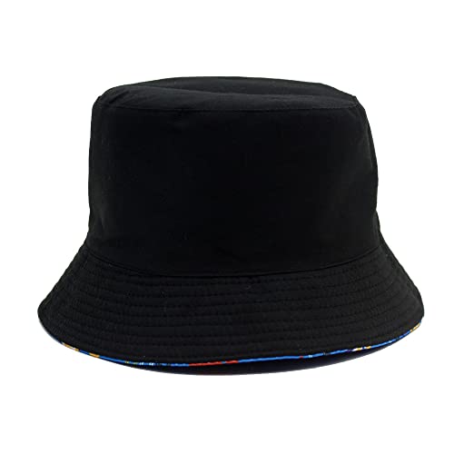 Image of Quanhaigou Bucket Hat for Men Women,Packable Reversible Printed Sun Hats,Fisherman Outdoor Summer Travel Hiking Beach Caps
