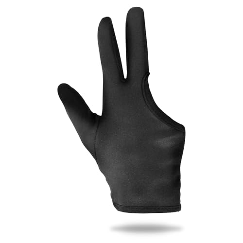 heat resistant gloves for hair styling professional curling wand glove 3 finger mittens heat protector glove