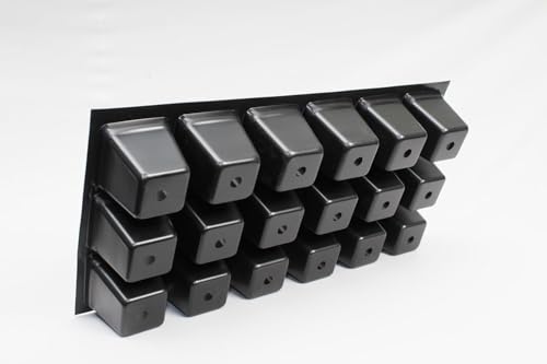 Image of Bio Blooms Agro India Pvt Ltd | Seedling Tray, Plastic Germination Tray for Seed Starting (18 Cavity, 20, Count)