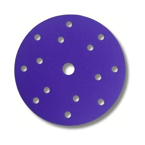 Fandeli | Circular Sanding Discs | Hook and Loop | for Circular Sander | for Orbital Sander (Sanding Discs | Assorted Grits 60, 80, 100, 120, 150, 180, 220, 320, 400, 600 | 100 Discs 6" 15 Holes) Cover