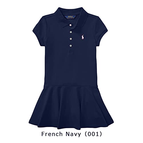 POLO RALPH LAUREN Kids Girls Short Sleeve Mesh Stretch Polo Dress2