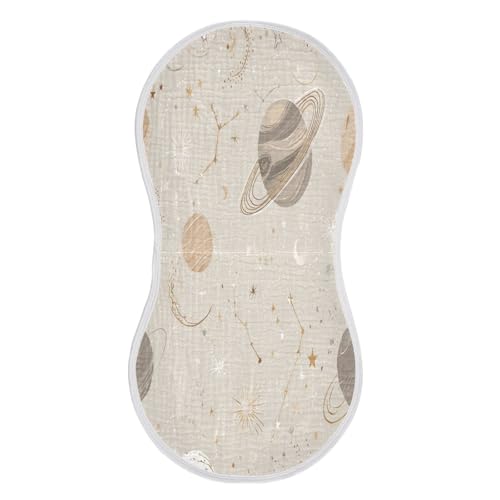 Kigai Purple Flower Baby Burp Cloths Extra Soft and Absorbent Burping Rags Cotton Burping Clothes Baby Washcloths for Newborn Boys Girls - 1 Pack