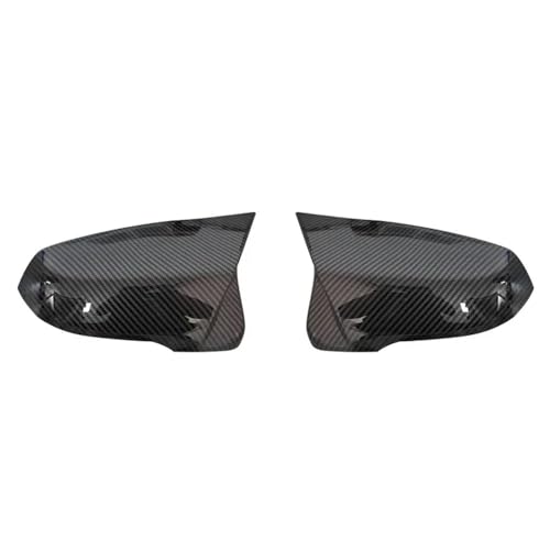 Coque miroir latéral couverture de rétroviseur en carbone ABS pour accessoires auto X1