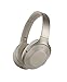 Produktbild Sony MDR-1000X kabelloser High-Resolution Kopfhörer (Noise Cancelling, Sense Engine, NFC, Bluetooth, bis zu 20 Stunden Akkulaufzeit) champagner