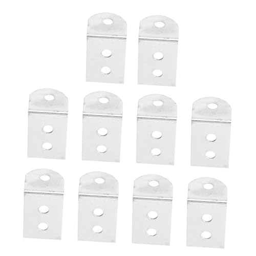 IWOWHERO Sturdy Home Corner Bracket Compact Corner Brace Iron Material Resists Scratches Corrosion