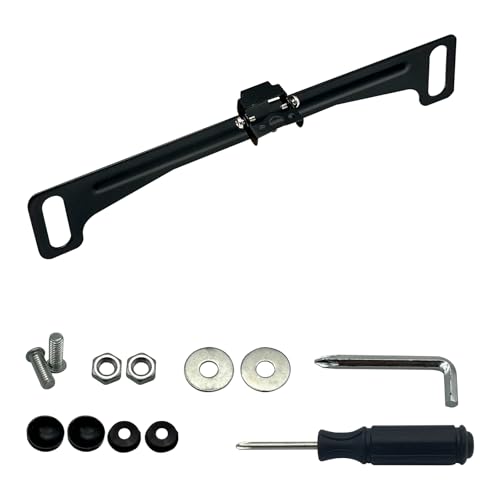 VOJKOREL Universal Car Rear View Camera License Plate Bracket Backup Camera License Plate Mount Rearview Cam Mount Bracket (Black 03)
