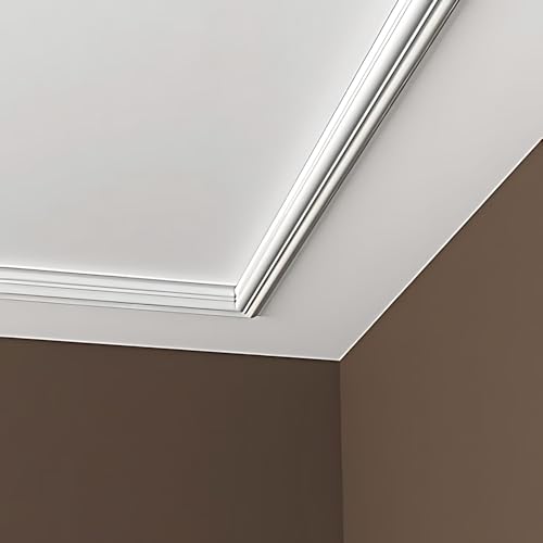 Cornisa flexible 150257F Profhome para reformar salones modernos con techos curvos 4