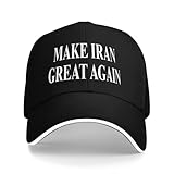 Make Iran Great Again Hats Baseball Cap Black