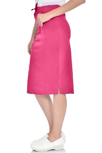 MediChic Women's Stretch Scrub Skirt - 5-Pocket, Comfortable & Durable Workwear Skirt for Healthcare, Medical Nursing3