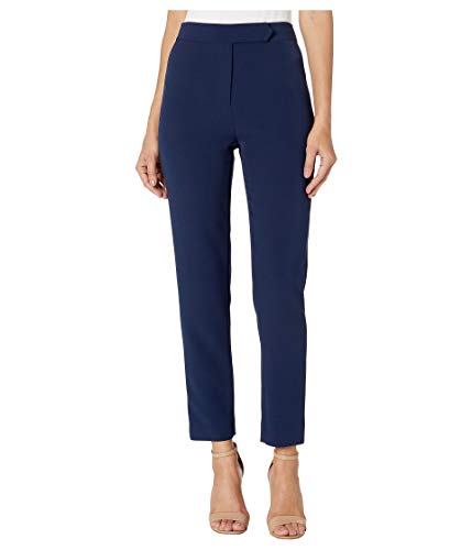 MILLY Women's Cady Kristen Elastic Pant, Navy, 6