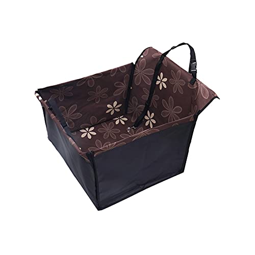 犬用トイレトレー 犬のトイレ 犬のカーシートカバークッションブランケット折りたたみハンモックバスケット猫犬の安全旅行カーシートバッグ(18)