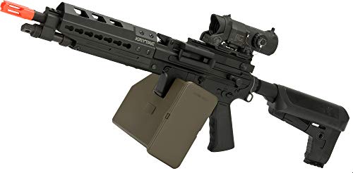 Evike Krytac Full Metal Trident MKII LMG Airsoft AEG Light Machine Gun with Keymod Handguard