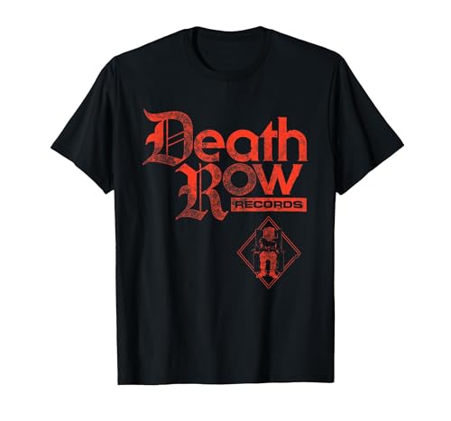 Image of Official Death Row Records Gothic Logo T-Shirt, Men, Black, 4X-Large
