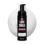 Love Ur Curls® Volumizing Foam, Lightweight Mousse for Curly Hair, Volume & Definition, Frizz Control, Soft Hold, Vegan, Silicone-Free, Quick-Drying, 7.3Fl. Oz.