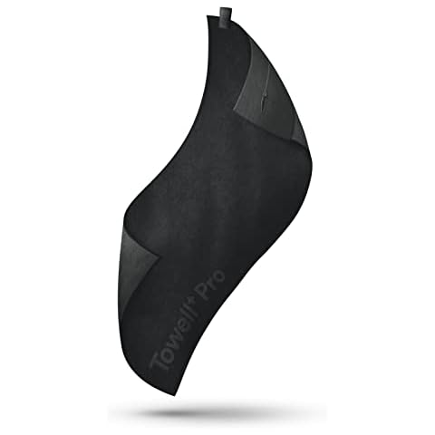 Stryve Sporthandtuch TOWELL+Pro (105 x 42,5cm) Mit Anti-Slip Rutschschutz & Reißverschlusstasche, Körper-&Geräteseite, 4 Farben, Handtuch Fitnessstudio, Mikrofasertücher, Mikrofaser Cover