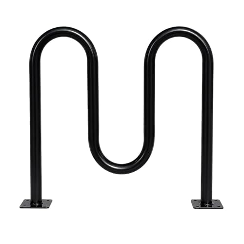 Sandbaggy Commercial Dual Loop Wave Bike Racks - 5 Bike Capacity - Galvanized Steel