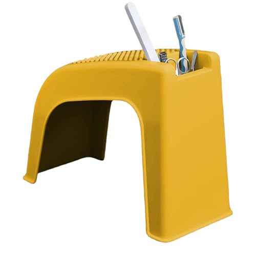 Genérico Soporte para | Silla Portátil De - Banco De Pies Antideslizante para Manicura Cuidado Diario Hogar Baño Salón Masaje Viaje Mujeres Hombres