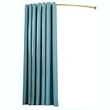 OUFEIJIA EUR Mobiler Ankleideraum mit C-förmigen Metallstangen und Haken. Auf Rädern. Geeignet for Bekleidungsgeschäfte, Ateliers usw(Groen,100x100CM)