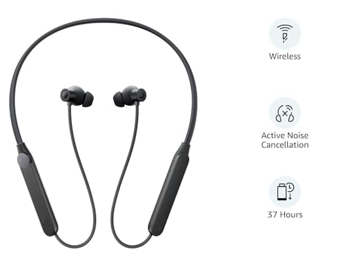 Image of Neckband Pro Bluetooth in-Ear Headphones Compatible with CMF by Nothing 50Db Hybrid Active Noise CancellingEarbuds with 5 Hd Mics,Ip55 Bt5.3 37Hrs Long Play TimeDual DevicConnectionHeadphones-Gray