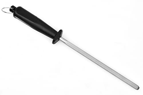 Alzafash Sharpening Steel, 12 Inch Knife Sharpening Rod, High Carbon Knife Sharpeners For Kitchen Knives #TOP30