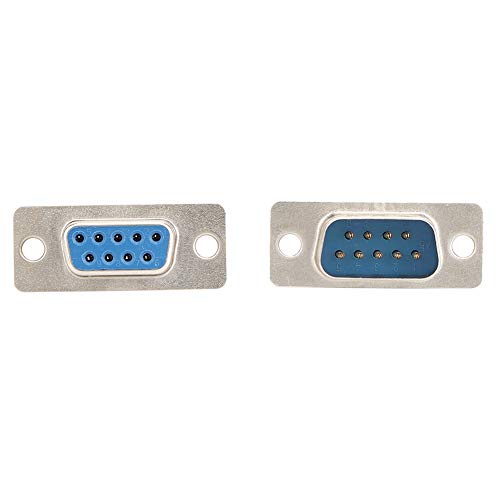 Jeffergarden Conector de Núcleo DB9, Conector de Placa Industrial con Bloque de Terminales de Tornillo de Ruptura para Puerto Serie RS232, PLC, Control de Acceso, Pantalla Táctil, Programador,