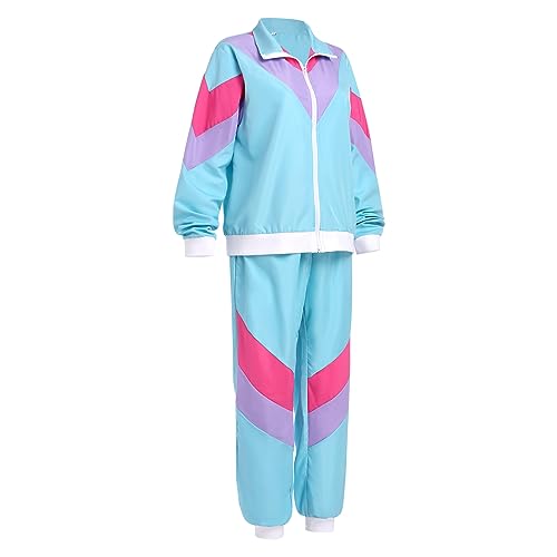 80s-Outfit-for-Men-Party-80s-Tracksuit-Men-80s-Windbreaker-Men-80s-Hip-Hop-Carnival-Halloween-Outfit-Retro-Party-Long-Sleeve-Zipper-Jacket-and-Pants-Set-Disco-Dancewear-Sky-blue-S