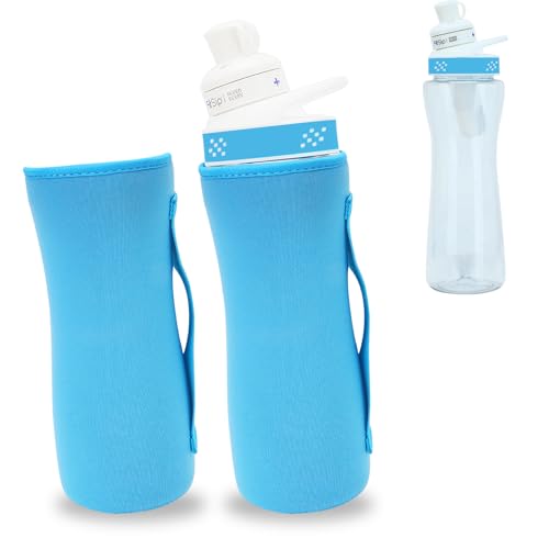 UWSTE 32oz Sleeve for Cirkul Bottles, 2pcs Insulated Neoprene Sleeves, Temperature Retaining (Blue)
