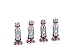 Produktbild Uwell Caliburn G Coils (1,0 Ohm), Verdampferköpfe für e-Zigarette, 4 Stück