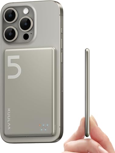Kuulaa 5000mAh Titanium Glass Design