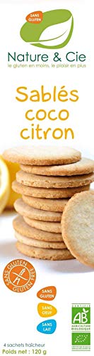 Galletas de coco y limón sin gluten bio 125 g