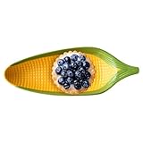 Plateaux à épis de maïs – fabriqués en céramique résistante et robuste, ces plateaux blancs sont pratiques et faciles à utiliser pour servir les aliments