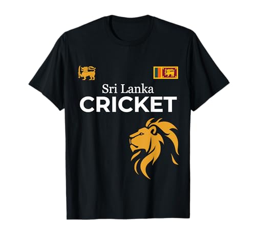 Cricket Sri Lanka parfait pour les fans de cricket lankais T-Shirt