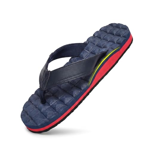 Image of YOHO Grip Nova Slippers for Men with Arch Support, Cloud Cushion Comfort, Lightweight & Anti Skid | Flip Flop for Everyday Use, Footwear for Man /Boys /Gents