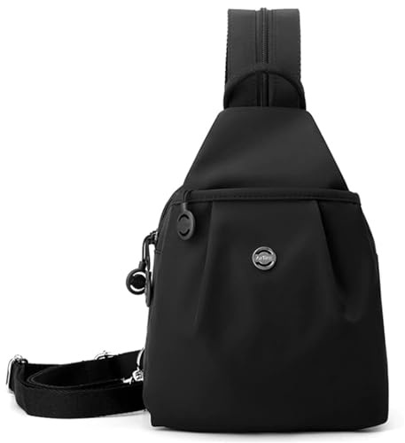 Waterproof 2-Way Commuter Bag, Comfortable Carrying Convertible Travel Theft Lightweight Handbag Stylish Efficient Storage (Black)