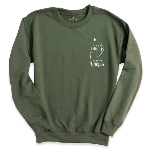 Future Mrs. Sweater, Personalized Fiancée Sweatshirt, Engagement Gifts For Couples, Future Mrs. Sweatshirt, Mrs. Sweatshirt, Future Mrs. Shirt, Bride to Be Sweatshirt, Engaged Fiancee Sweatshirt4