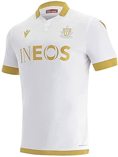 Maillot de Foot OGC Nice 2021/22 Blanc Macron Tenue Extérieure