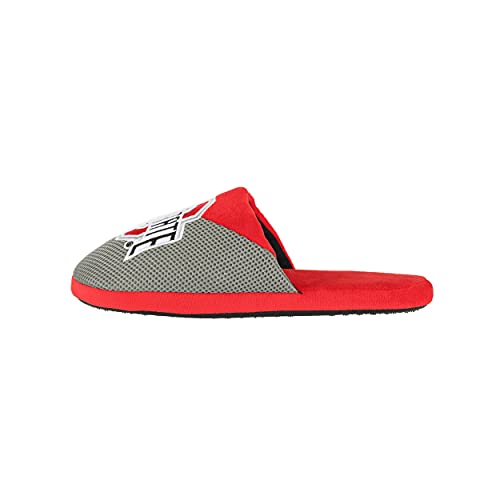 Image of FOCO Oklahoma Sooners NCAA Mens Team Logo Staycation Slippers