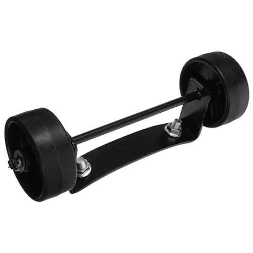 SMASOLO パティオガスヒーター用耐久性アイアン プラスチック製移動キャスター 安定低重心設計で屋外暖房器具の寿命延長に