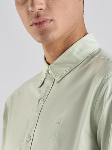 Image of Solid Regular fit Cotton Shirt