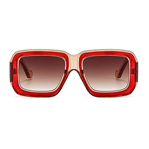 Image of Square Sunglasses For Women Men Trendy Fashion Rectangle Sunglasses Uv Protection Retro Vintage Womens Sunglasses
