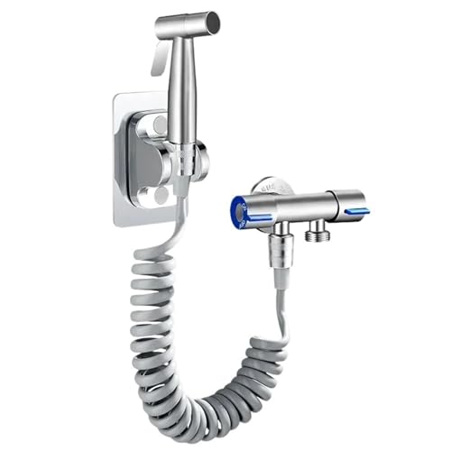 Grifo para bidé de acero inoxidable 304 con chorro regulable para baño
