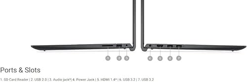 Miniatura 6 de Laptop Dell Inspiron 2023, pantalla táctil FHD IPS de 15.6 pulgadas, procesador Intel Core i5-1155G7 (Beats i7-1065G7) (cuatro núcleos), 16 GB de