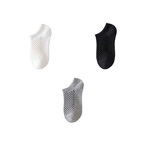 Women Fishnet Crew Socks Hollow Cotton Ankle Socks No Show Socks 3 Pairs