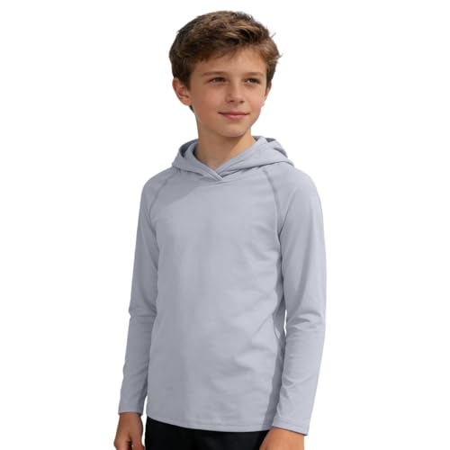 Sudadera Infantil con Capucha para Verano Manga Larga Transpirable Ligera Deporte al Libre Uso Casual niño