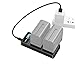SmallRig Fast Charger Dual USB Charger with LCD Display for Sony NP-F970 NP-F930 NP-F950 NP-F960 NP-F550 NP-F530 NP-F330 NP-F570 Battery