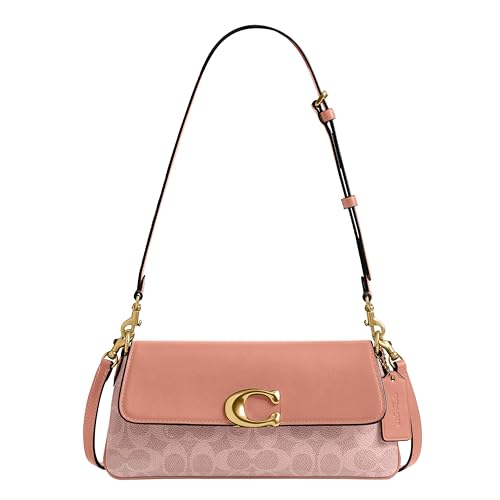 Coated Canvas Signature Jet Shoulder Bag