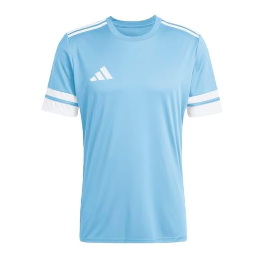 adidas Hombre SQUADRA25 Jersey Short Sleeve, Team Light Blue/White, L