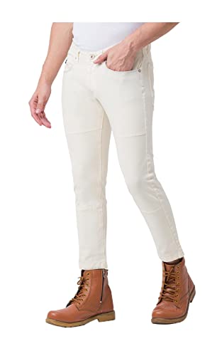 Image of Spykar Men's Mid Rise Slim Trousers